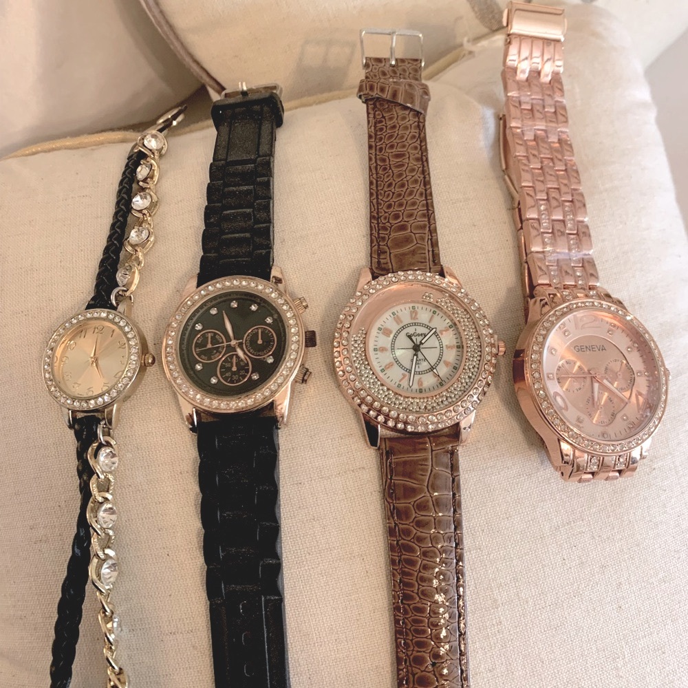Set of 4 Sparkly Watches 💎💎💎